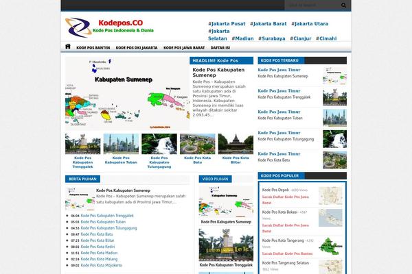Sahifa theme site design template sample