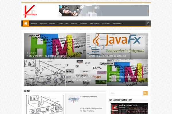 Sahifa theme site design template sample