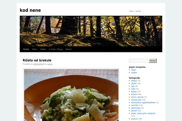 Twenty Ten theme site design template sample