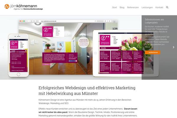 WordPress website example screenshot