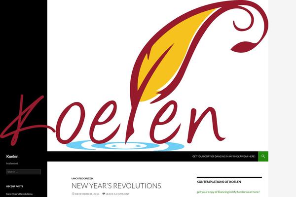 Twenty Fourteen theme site design template sample