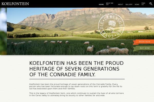 koelfontein.co.za site used Koelfontein