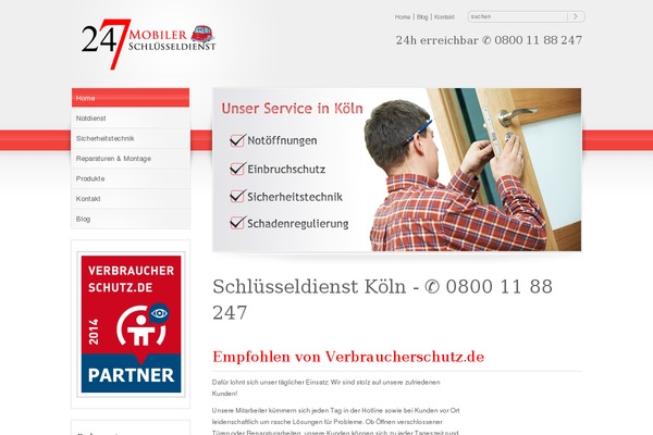 koeln-schluesseldienst.net site used Rttheme10