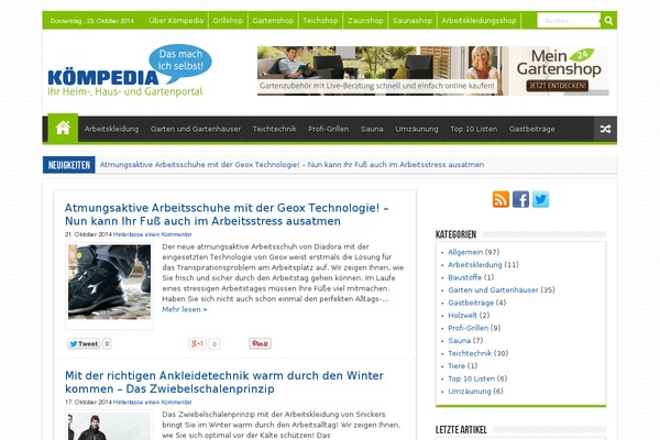 WordPress website example screenshot
