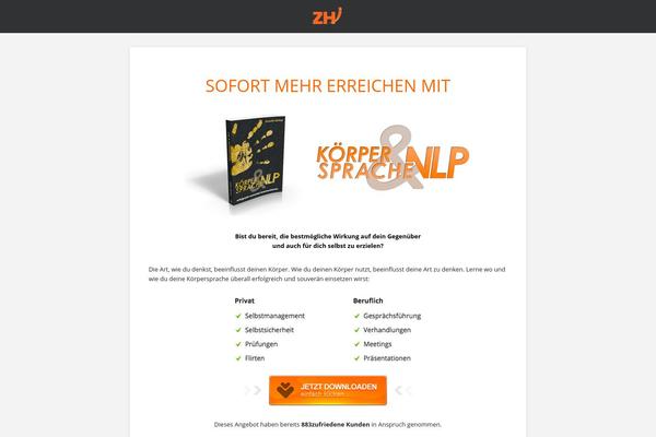 koerpersprache-nlp.com site used Bloggo-x