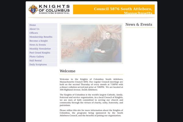 kofc5876.com site used Knights