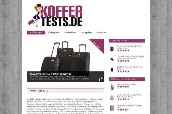 koffertests.de site used Koffer