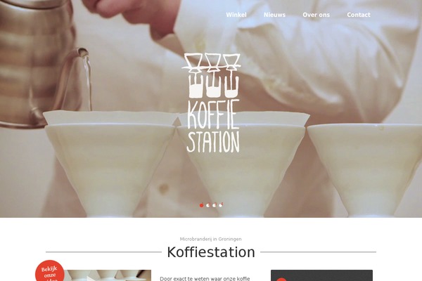 koffiestation.nl site used Koffiestation