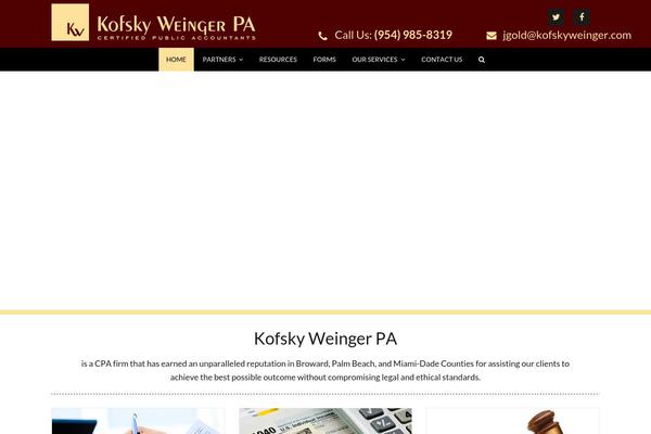 kofskyweinger.com site used Kofsky-child