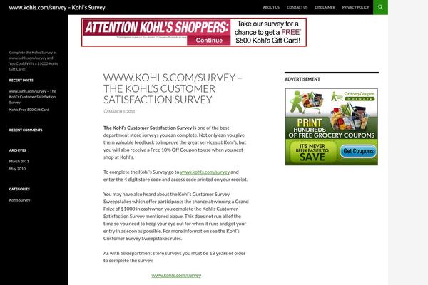WordPress website example screenshot