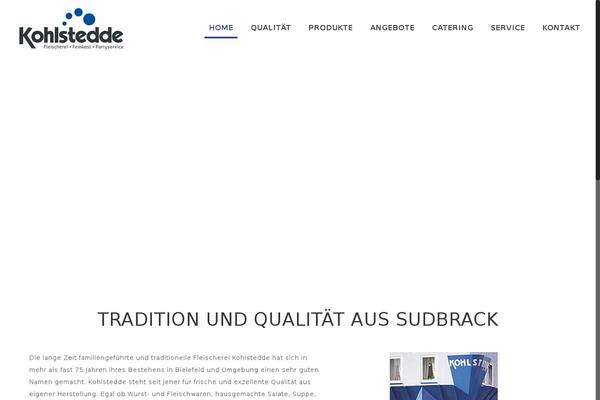 WordPress website example screenshot