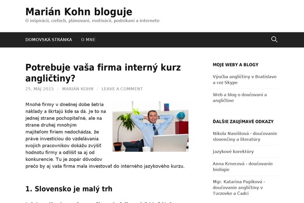 WordPress website example screenshot