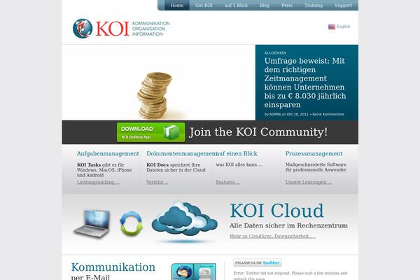 koiv2 theme websites examples