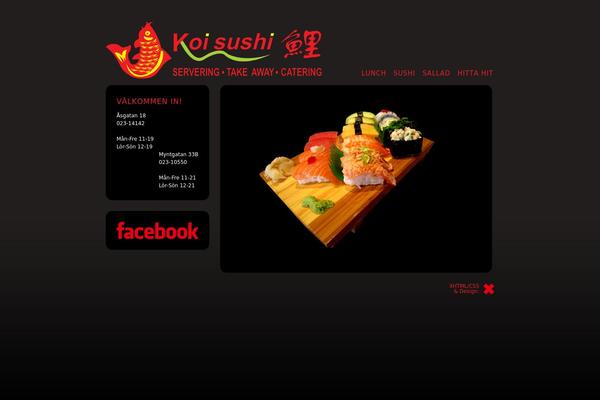 koisushi.se site used Koi_kors