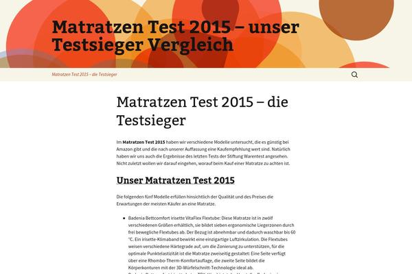 WordPress website example screenshot