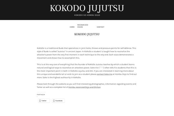 kokodo.org site used Ovation