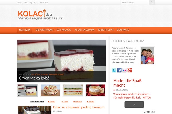 kolaci.biz site used Foodie Pro