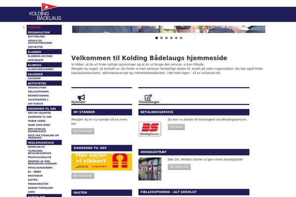 koldingbaadelaug.dk site used Web10