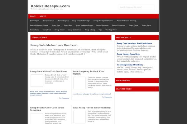 Gemer theme site design template sample