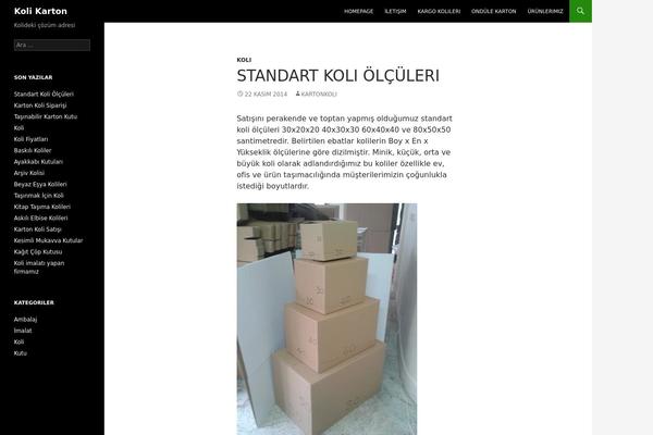 Twenty Fourteen theme site design template sample