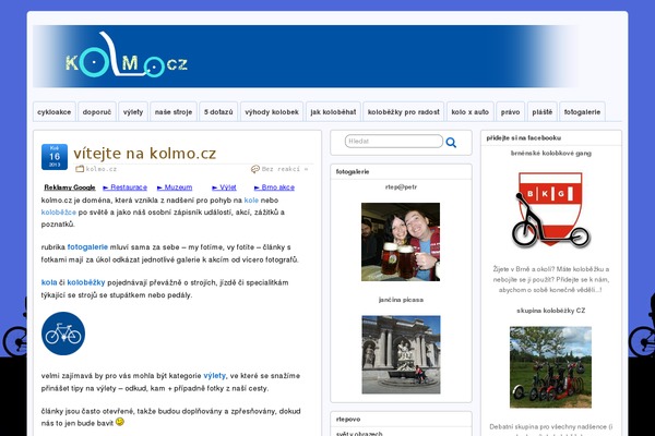 kolmo.cz site used Suffusion