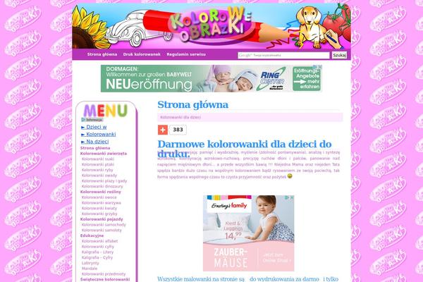 kolorowe-obrazki.pl site used Kolorowe-obrazki