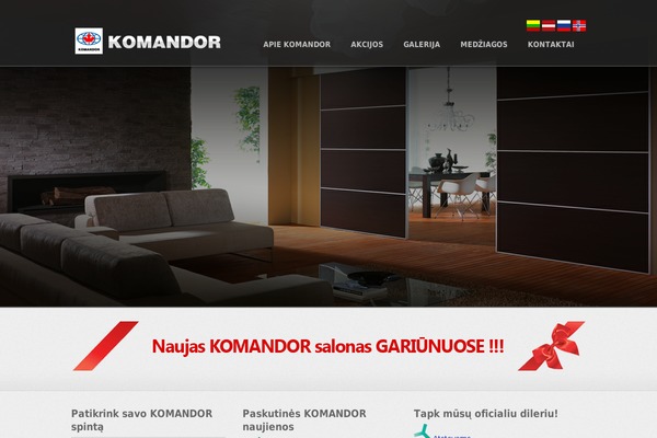 komandor.lt site used Momento