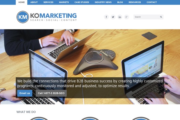 WordPress website example screenshot