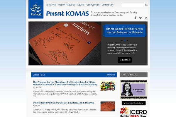 komas.org site used Pusatkomas