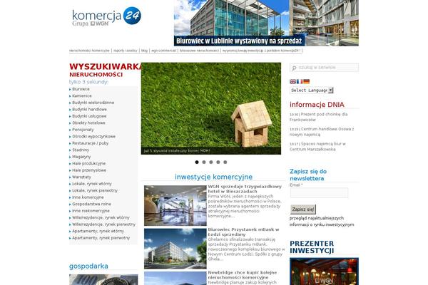 komercja24.pl site used Komercja24-wptheme