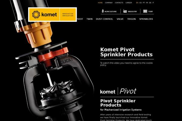kometirrigation.com site used Komet