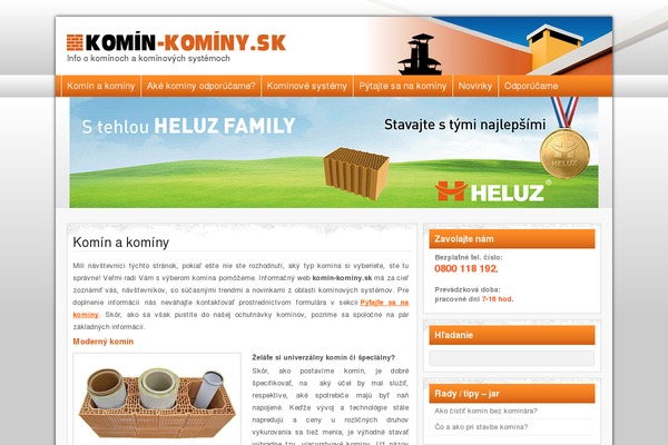 komin-kominy.sk site used Drakon