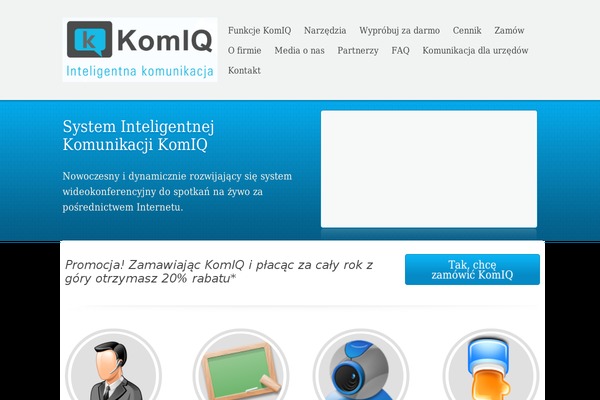 komiq.pl site used Poloray