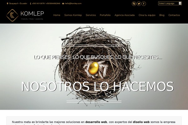 komlep.com site used Brama