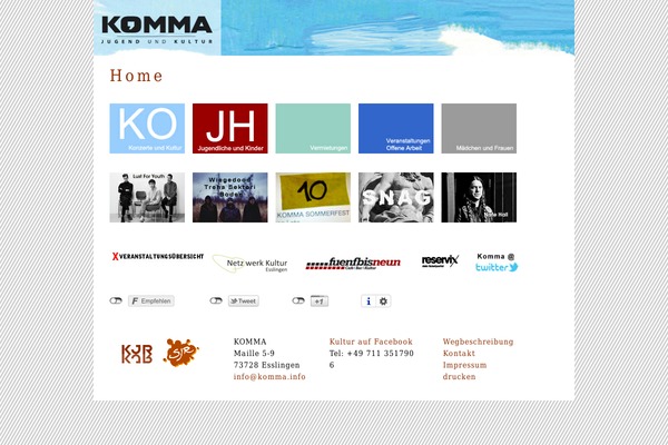 komma.info site used Komma