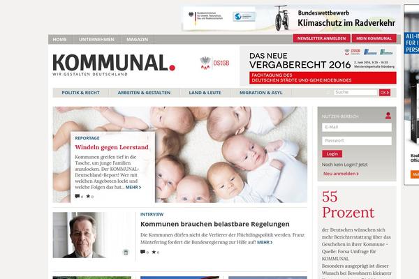 kommunal.de site used Kommunal