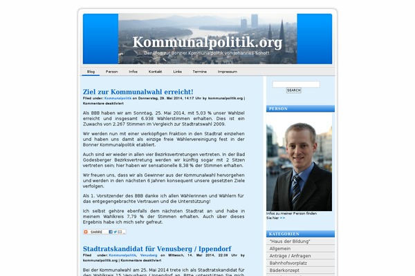 WordPress website example screenshot