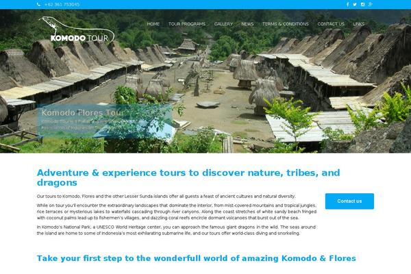 komodotour.com site used Komodo-tour