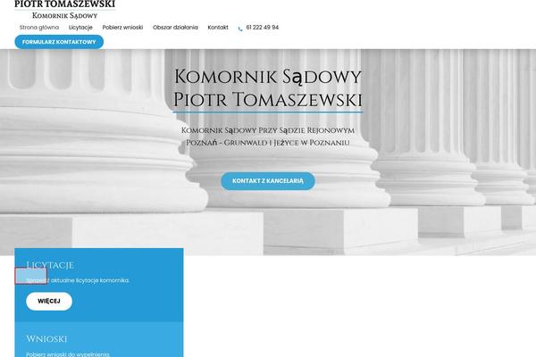 Customify theme site design template sample