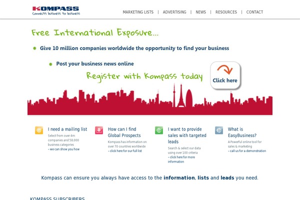 kompass theme websites examples