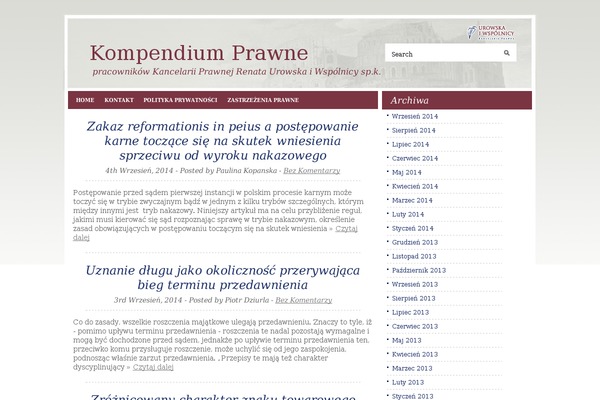 WordPress website example screenshot