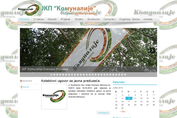 komunalije.co.rs site used Simpleclean