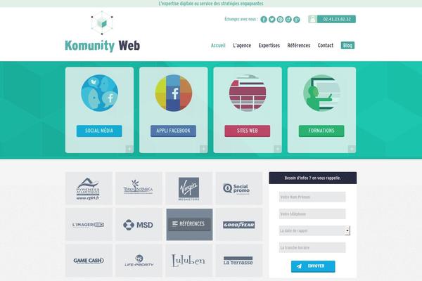 komunity-web.com site used Kw