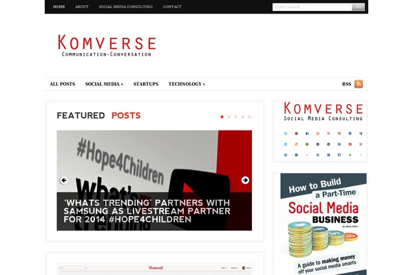 komverse.com site used Daily Edition