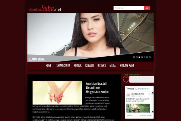 Sutra theme site design template sample