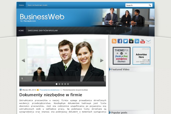 konferencjavideo.pl site used Businessweb