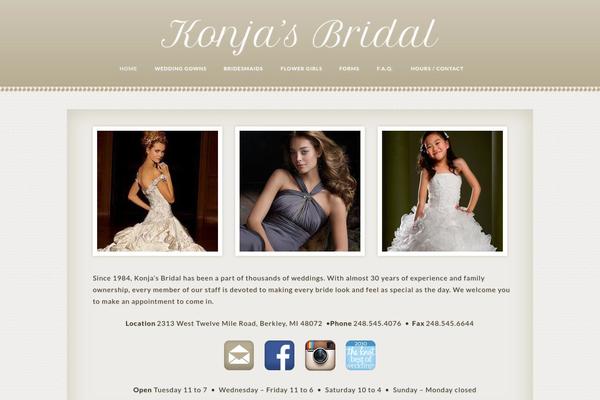 Twenty Twelve theme site design template sample
