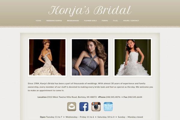 konjasbridal.com site used Konjabridal