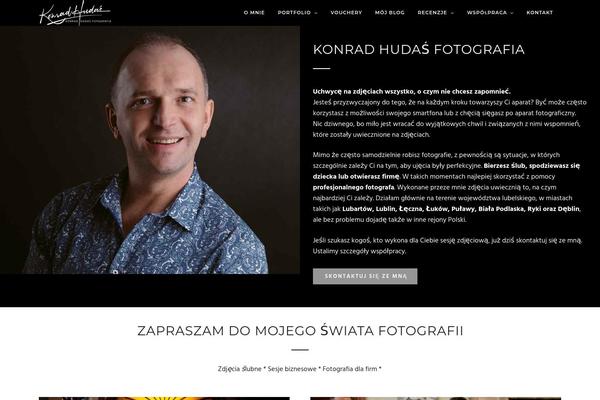 Photography theme site design template sample