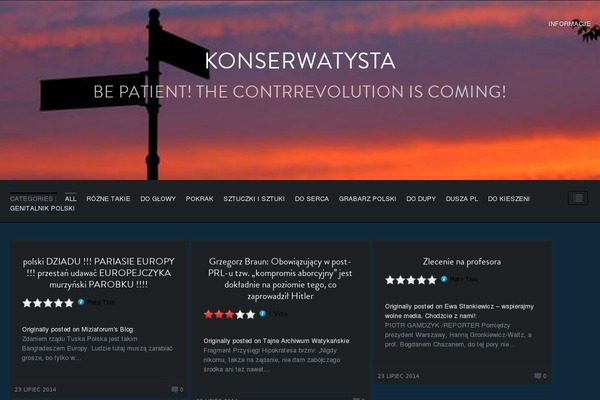 WordPress website example screenshot
